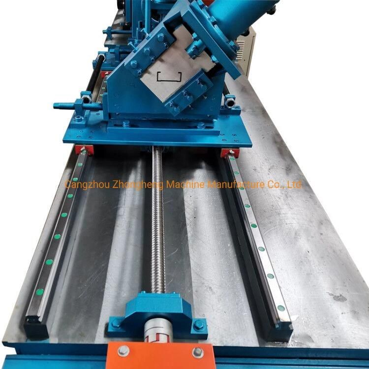Automatic Metal Iron Steel Tile Czu Section Strut Shaped Purlin Channel Profile Light Steel Keel Cold Drawing/Drawn Roll/Rolling/Roller Making/Forming Machine