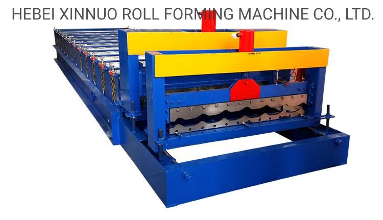Automatic 1100 Glazed Tile Roll Forming Machine Cold Making Machine