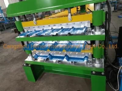 Good Service Three Deck Roofing Sheet Roll Forming Machine Steel Roofing Making Machine with Low Price