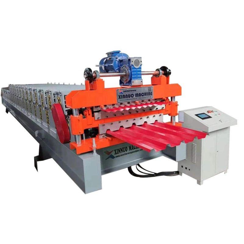 Double Layer Corrugated Profile Steel Roofing Sheet Roll Forming Machine