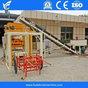 Qt4-24manual Cement Curb Stone Block Machinery Block Making Machine