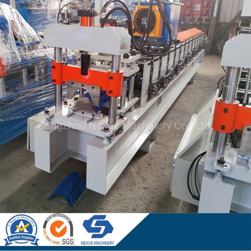 Color Steel Galvanized Roofing Roof Wall Ridge Cap Tile Roll Forming Making Machine