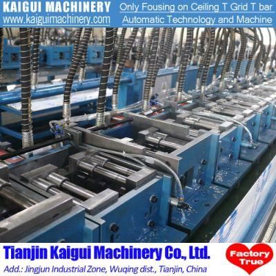 T Grid Roll Forming Machine for Ceiling T Bar Main Tee and Cross Tee Real Factory