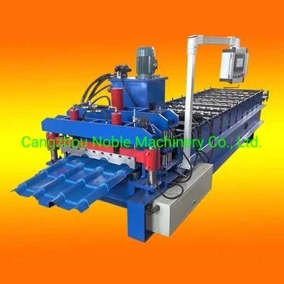 Bamboo Type Glazed Roofing Machine Automatic Press Tiles Making Roll Forming Machine