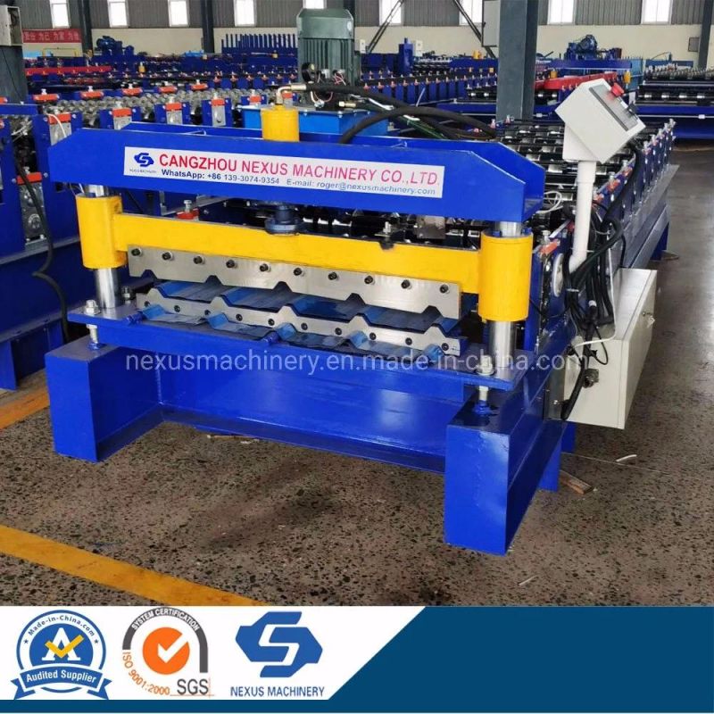 Tr40 Steel Roofing Panel Making Machine Roof Sheet Roll Forming Machine Export to Peru