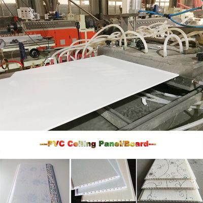 Techo Tablilla Waterproof Laminated PVC Ceiling Panel Wall Plastic Extrusion Making Machine