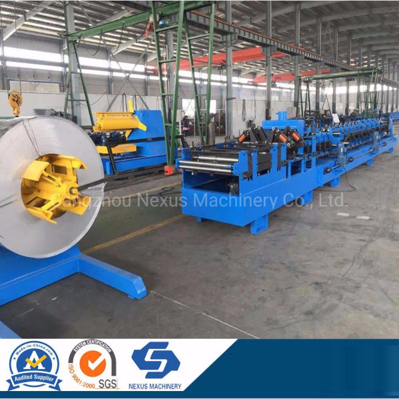 Galvanized Steel C Z U Channel Purlin Roll Forming Machine for Building Material