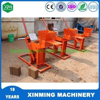 Xinming Xm2-40 Interlocking Brick Making Machine Clay Block Machine for Sale