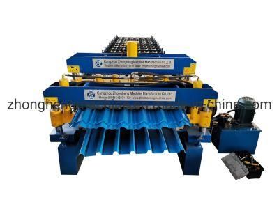 Double Layer Roll Forming Machine Roll Former Metal Roofing Corrugated Machine.