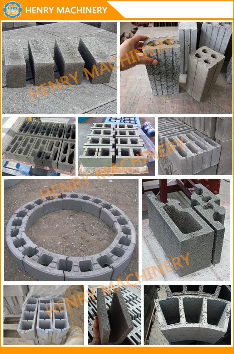Qt4-24 Concrete Block Making Machine, Cement Brick Machine Machinery List Scale Industrial
