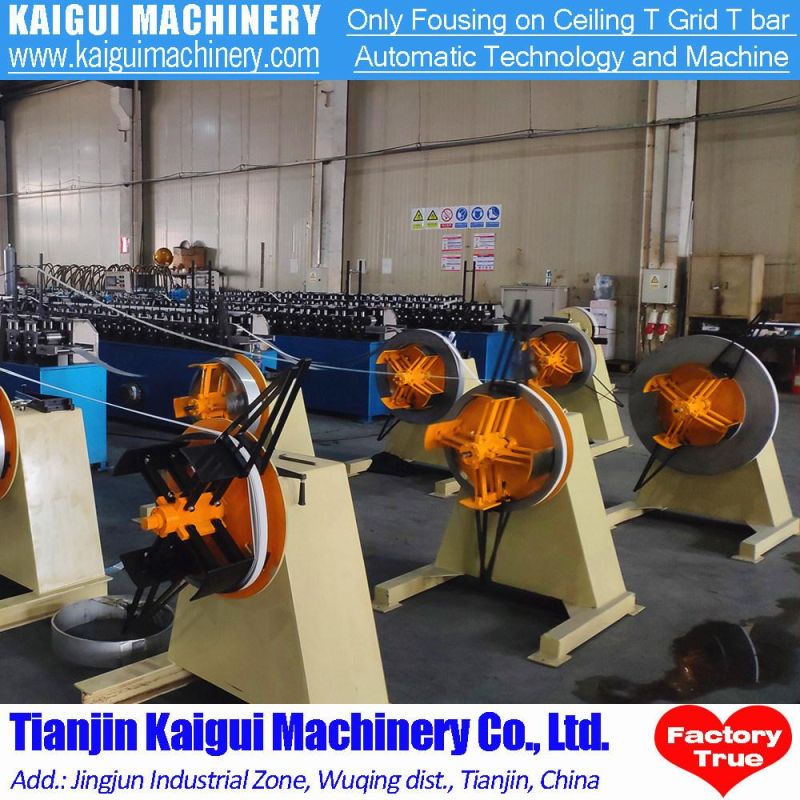 T Bar & T Grid Roll Forming Machine for Main Tee and Cross Tee