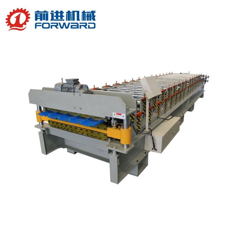 Panama Double Layer Metal Roofing Sheets Machine Roof Tile Making Corrugated Roll Forming Machine for Metal Deck Roofing