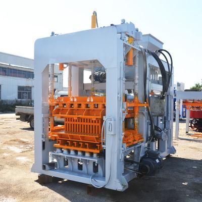 Qt4-15 Hollow Paver Concrete Cement Brick Block Making Machine in Bangladesh