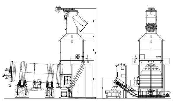 Environmental Protection Waste Incineration Rotary Kiln