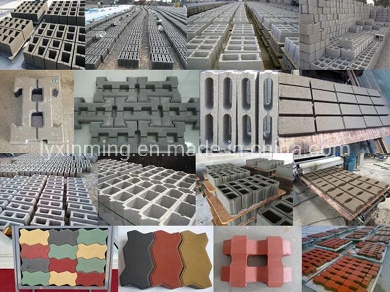 Qt4-18 Vibrating Hydraulic Press Concrete Paver Mould Cement Brick Making Machine