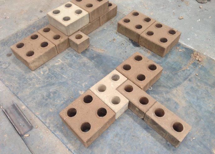 Eco Lego Soil Mud Clay Interlocking Brick Machine in Uganda Somali