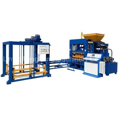 German Technology Qt4-15 Hydraulic Full Automatic Hollow Block Making Machine Interlocking Paving Brick Machine in Congo