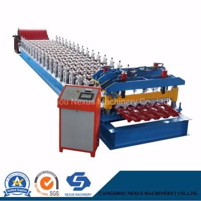 Metal Steel Glazed Roofing Tile Sheet Cold Roll Forming Making Machine