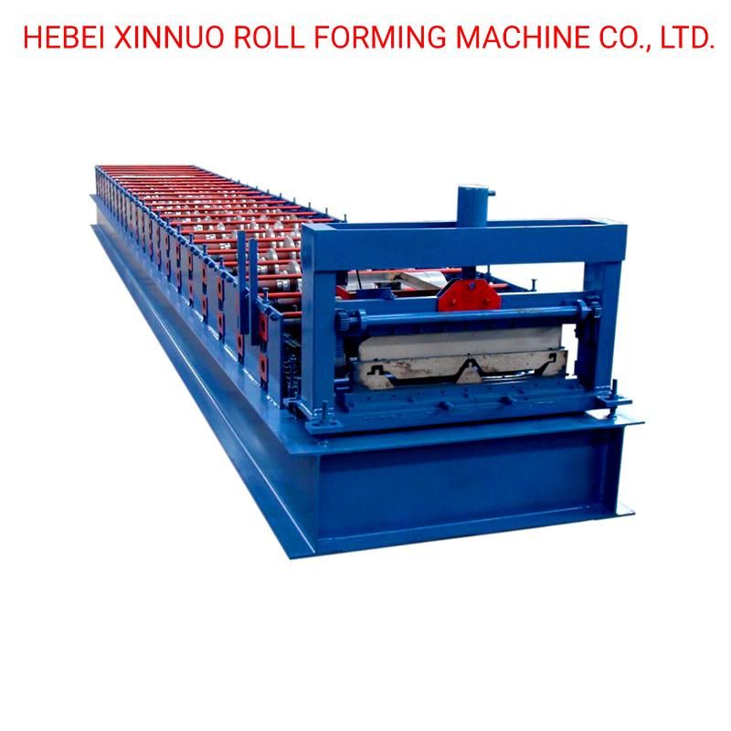 PLC Control Easy Operation 760 Joint Hidden Roofing Sheet Roll Forming Machine