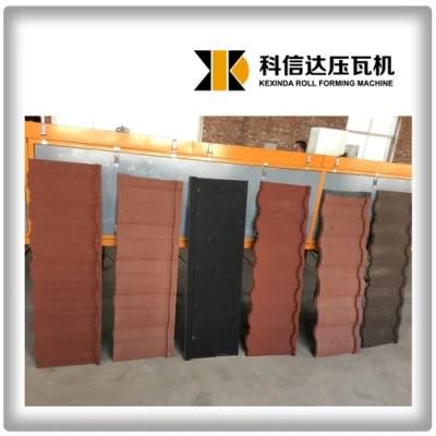 Sand Blasting Machine Stone Coated Steel Tile Machine