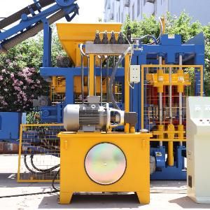 Germany Technology Qt4-15 Automatic Hydraulic Block Moulding Machinery Concrete Hollow Brick Making Machine with Factory Price