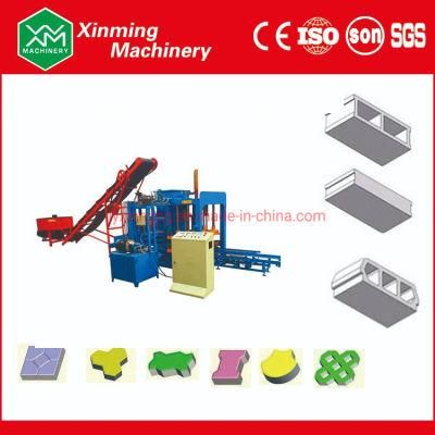 Qt4-18 Automatic Hydraulic Concrete Hollow Block Machine Fly Ash Brick Making Machine
