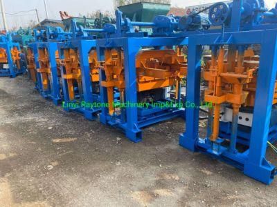 Semi Automatic Hollow Solid Road Block Moulding Machine Interlocking Bricks Machine