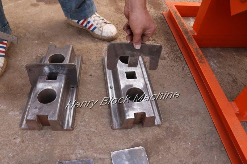 Hr2-40 Ecological Construction Equipment with Manual Clay Interlocking Brick Machine