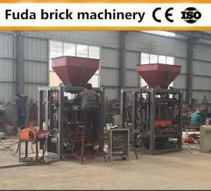 Simple Manufacturing Machine Qt4-24b Hollow Cement Concrete Blocks Price