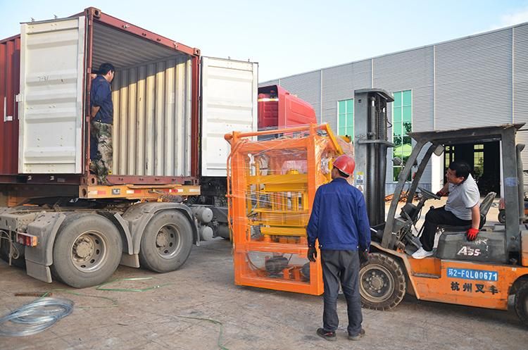 Color Paving Brick Making Machine Concrete Hollow Block Machine in Vietnam