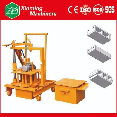 Qmy2-45 Small Movable Concrete Hollow Block Machine Cement Solid Brick Making Machine Price for Brick Manufacturer