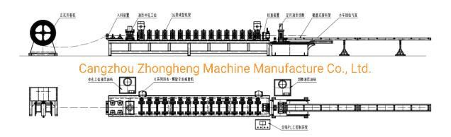 Tip Rigde Tile Roll Forming Machine for Trapezoidal Roofing Sheet Ridge Cap Forming Machine