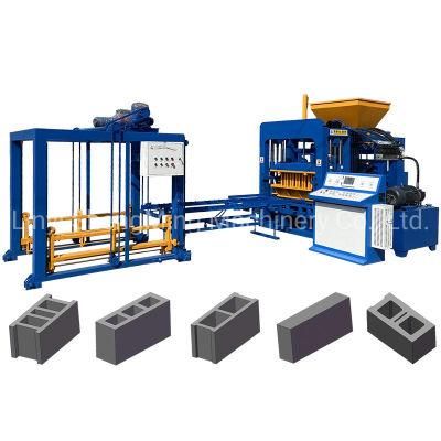 Germany Technology Qt4-15 Automatic Hydraulic Block Moulding Machinery Concrete Hollow Brick Making Machine with Factory Price