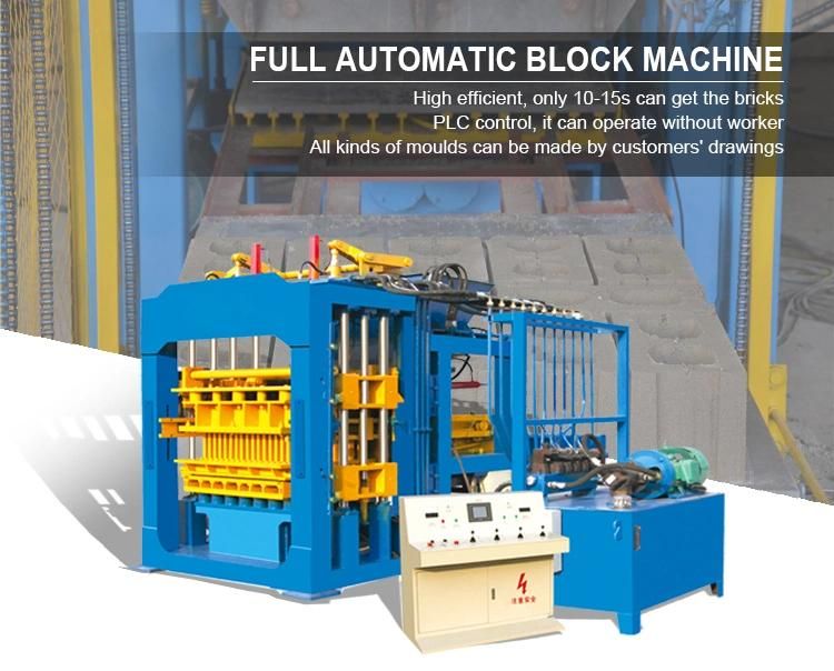 Concrete Hollow Bricks Making Machine with Best Price Qt10-15 Concrete Block Machines for Sale