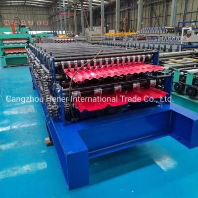 Cheap Price Metal Sheet Double Layers Roof Panel Cold Roll Forming Machine