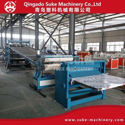 Plastic PE/PP/PVC Sheet Board Extrusion Production Making Machine Machinery