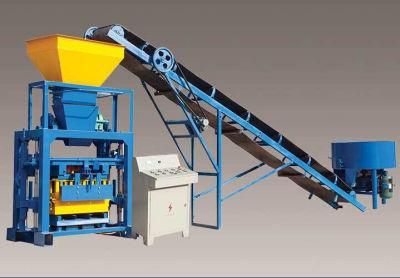 Qtj40-1 Easy Concrete Block Production Line Heritage Type Block Machine with Hopper