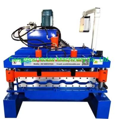 Color Steel Glazed Bamboo Type Roof Tile Roll Forming Machine Corrugated Iron Sheet Making Machine