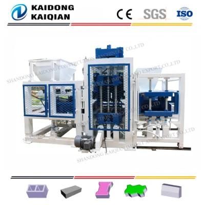 Qt10-15 Hydraulic Hollow Concrete Block Making Machine in Zambia