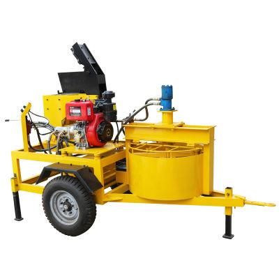 Ecological Hydraulic Manual Diesel Soil Clay Earth Interlocking Brick Block Making Machine