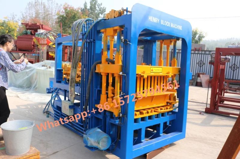 Qt4-20 Hydraulic System Fully Automatic Production Line Paver Machine, Concrete Block Making Machine Construction Equipment