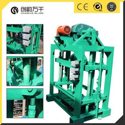Manual Low-Cost Concrete Brick Making Machine (qtj4-40) in South Africa