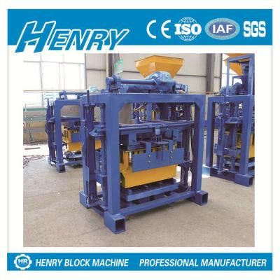 Qtj40-2 Manual Concrete Block Machine Hollow Block Making Machine for Sale