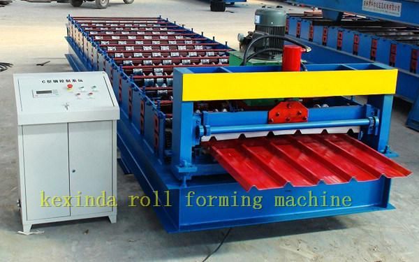 1000 Horizontal Pbr Panel Roll Forming Machine Parking Tiles Making Machinery Manually