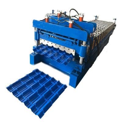Roll Forming Machines Metal Sheets Glazed Tile Making Machinery Roof Use Materials Manufacturing