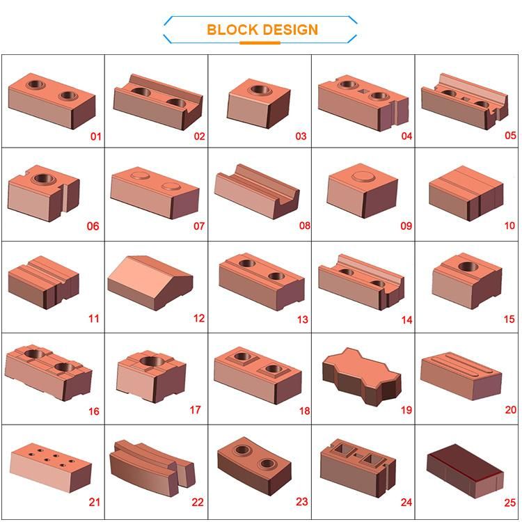 Ecological Hydraulic Manual Diesel Soil Clay Earth Interlocking Brick Block Making Machine