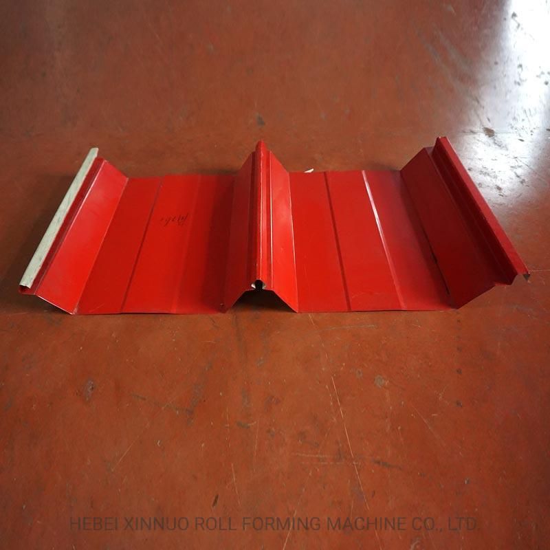 Xinnuo 760 Color Metal Steel Sheet Joint Hidden Roof Panel Roll Forming Machine