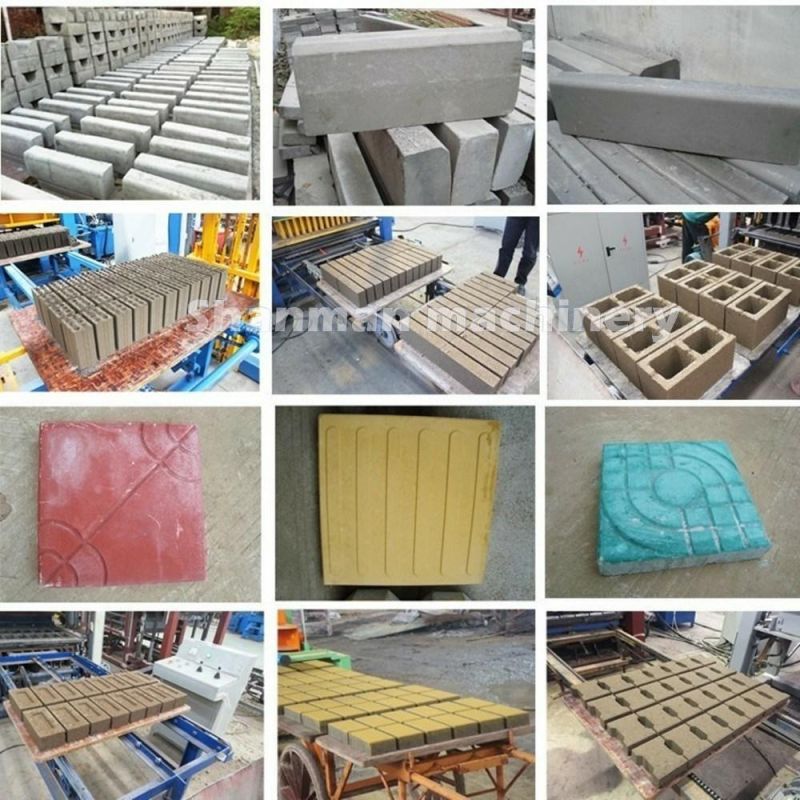 Qt4-15 Block Making Machines for Sale Concrete Kerbs/Hollow Block/Brick Making Machinery Paving Interlocking Paving Stone Making Machine Factory