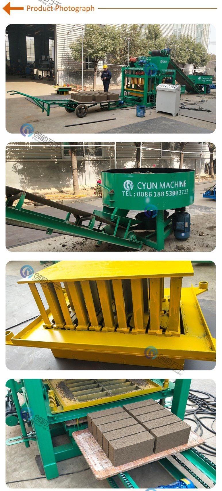 Qtj4-25 Automatic Concrete Brick Making Machine for Hollow Solid Block Pavers Block in Congo