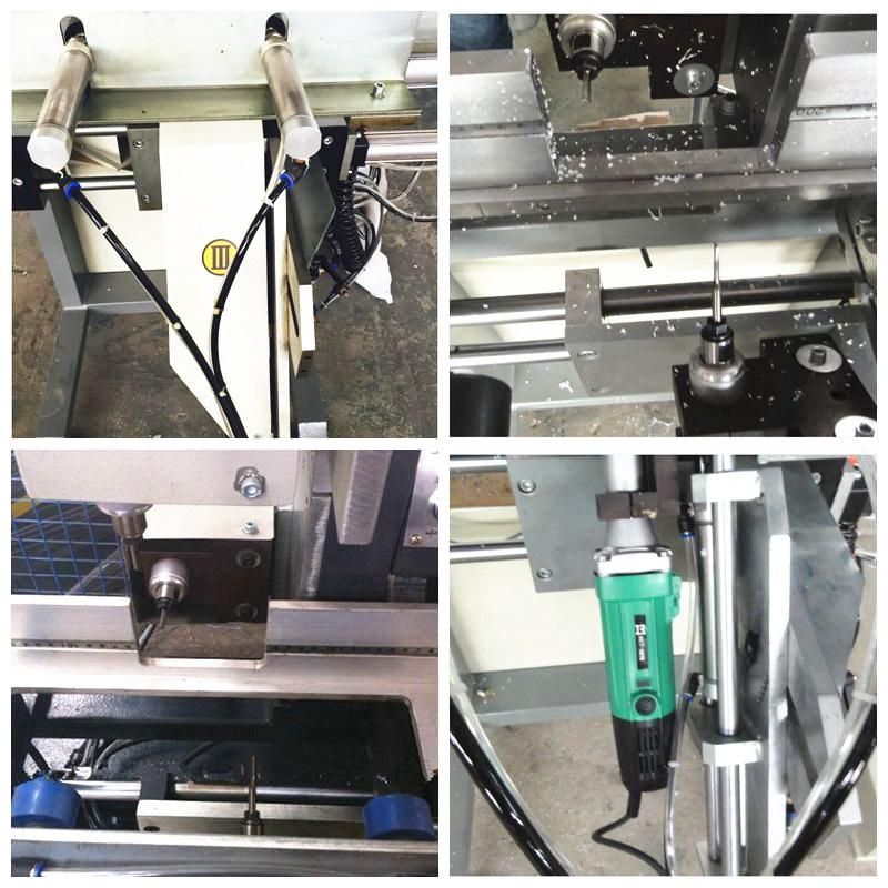 UPVC Window Making Equipment 3 Axis Water Slot Milling Machine
